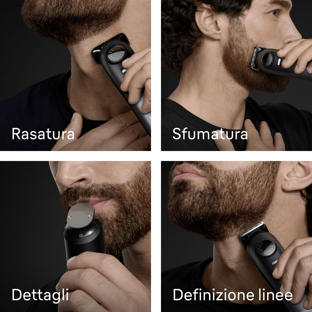 Regolabarba SERIES 7, lama ProBlade, tecnologia AutoSense, 40 impostazioni di lunghezza a intervalli di 0,5 mm, rifinitori di precisione, 1 stencil per barba, batteria di lunga durata - PRMG GRADING OOBN - 10%, image number 4