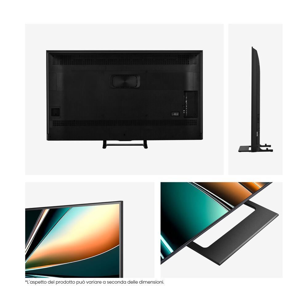 HISENSE 65U7Q TV MINI LED, SMART TV, 65 ", Mini LED, Processore Quad Core / MT9618, NERO, Classe E - PRMG GRADING OOBN - 10%, image number 1