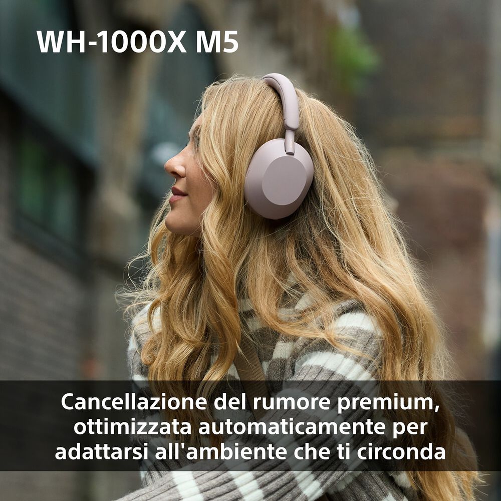 WH1000XM5S CUFFIE WIRELESS, Silver, image number 8