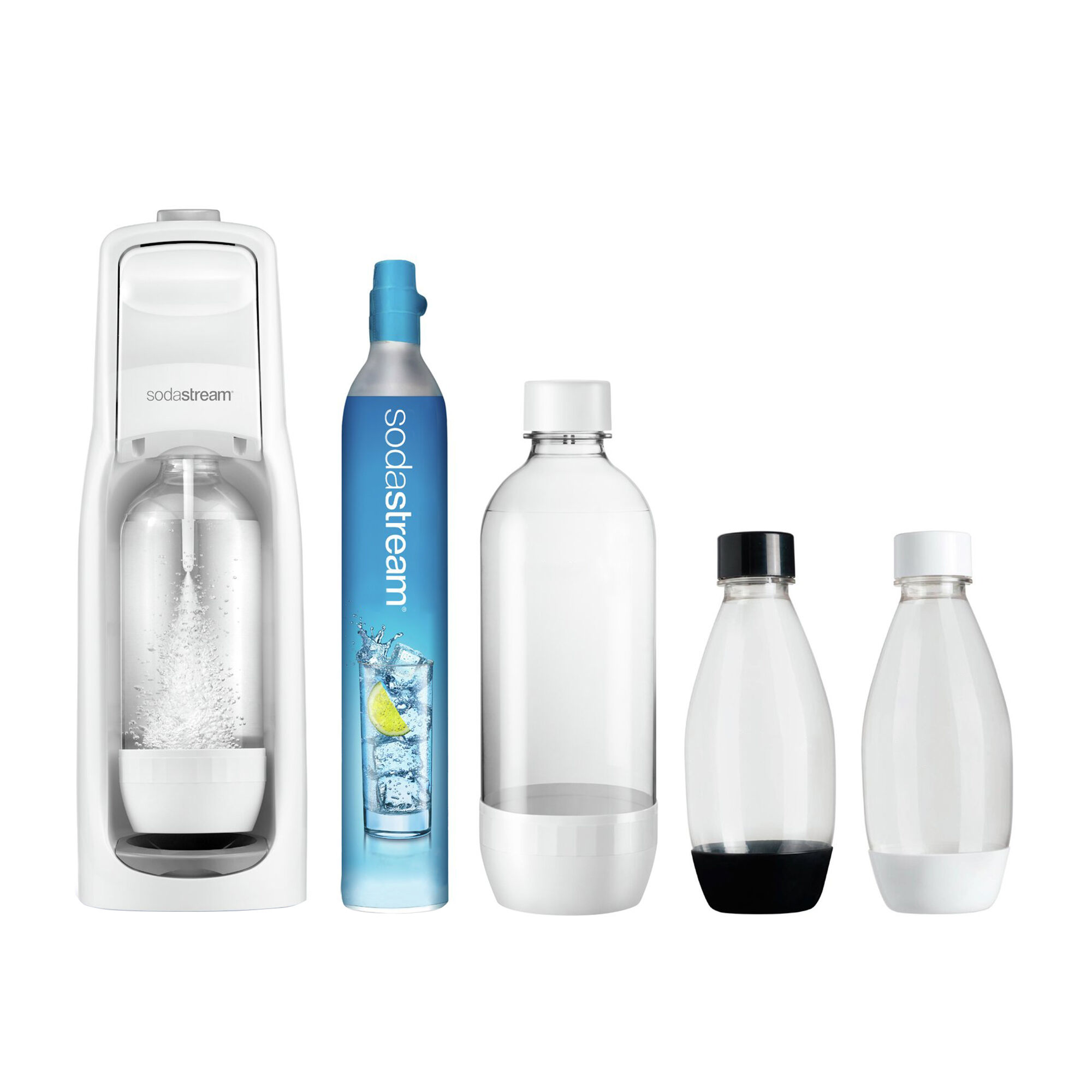 SodaStream Gasatore Elettrico E-Duo, con Cilindro di CO2, Vetro da 1 l
