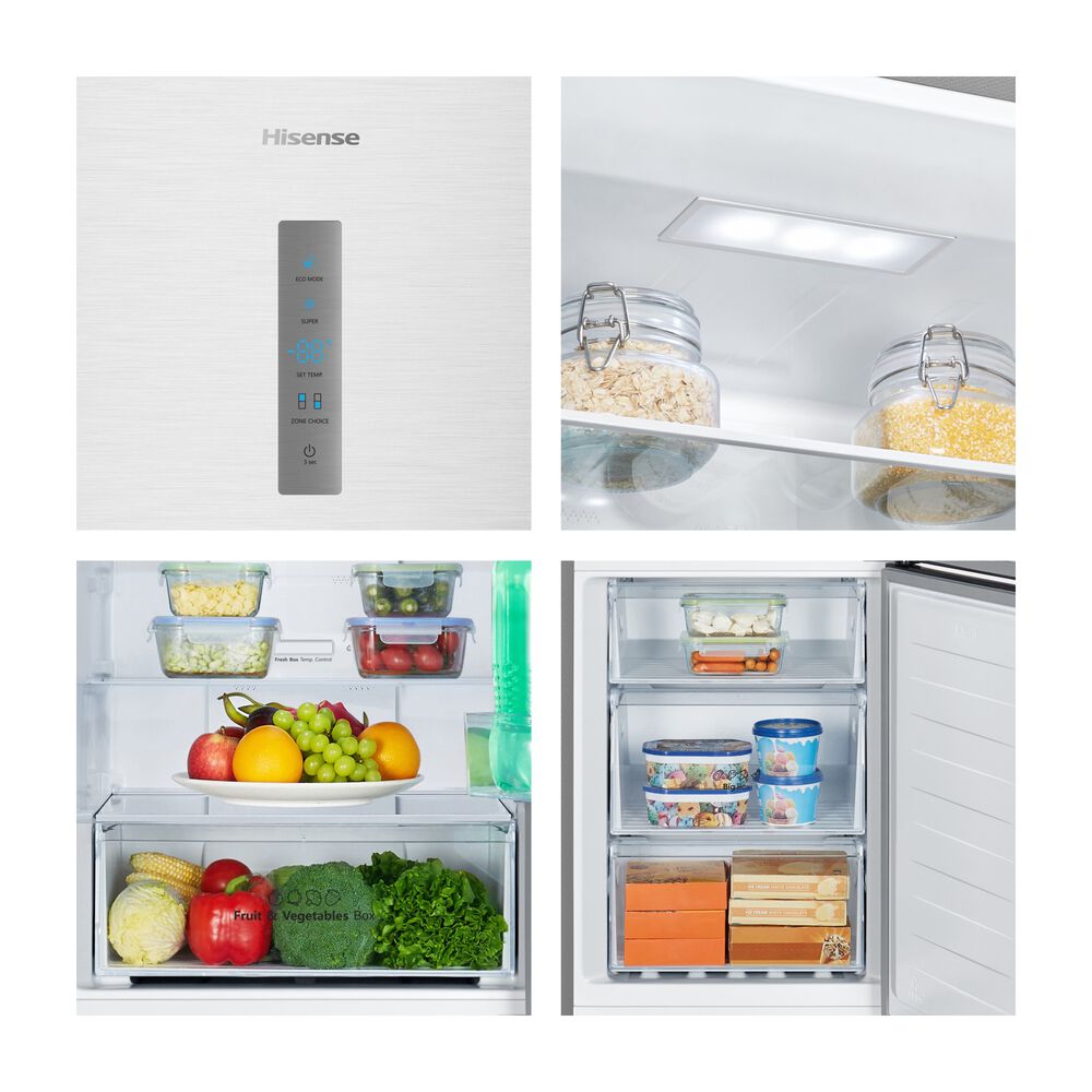 FRIGORIFERO COMBINATO RB390N4CCD1, Capacit&agrave; netta totale 304 l, Rumorosit&agrave;: 36 dB(A), 4 ripiani, Dimensioni: L 59,5 cm A 186 cm P 59 cm, Inox, Classe D - PRMG GRADING ROBN - 10%, image number 14