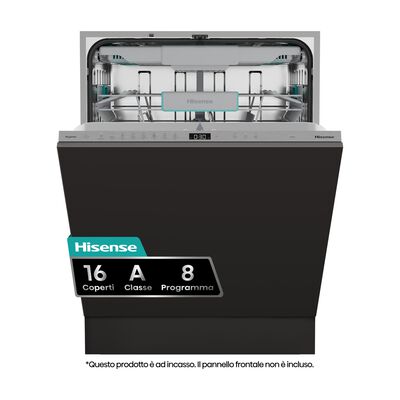 LAVASTOVIGLIE INCASSO Incasso built-in (BI) HV16A, Programmi 8, Dimensioni: L 59,8 cm, A 81,6 cm, P 55,5 cm, Rumorosit&agrave; 43 dB(A), Consumo di acqua 9,5 l, Bianco, Classe A - PRMG GRADING ROBN - 10%