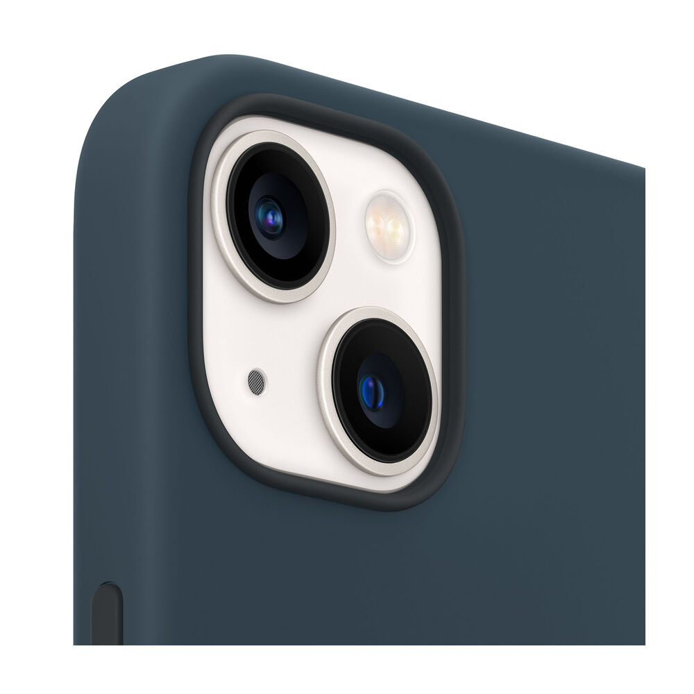 Custodia MagSafe in silicone per iPhone 13 - Blu abisso, image number 2