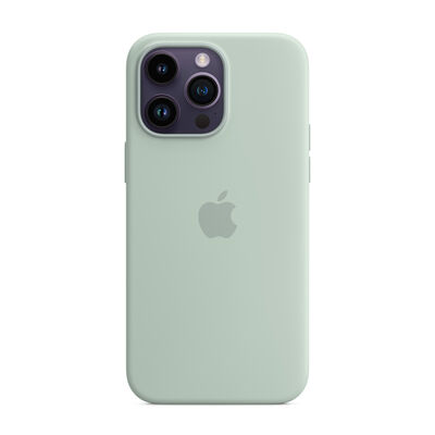 Custodia MagSafe in silicone per iPhone 14 Pro Max - Agave