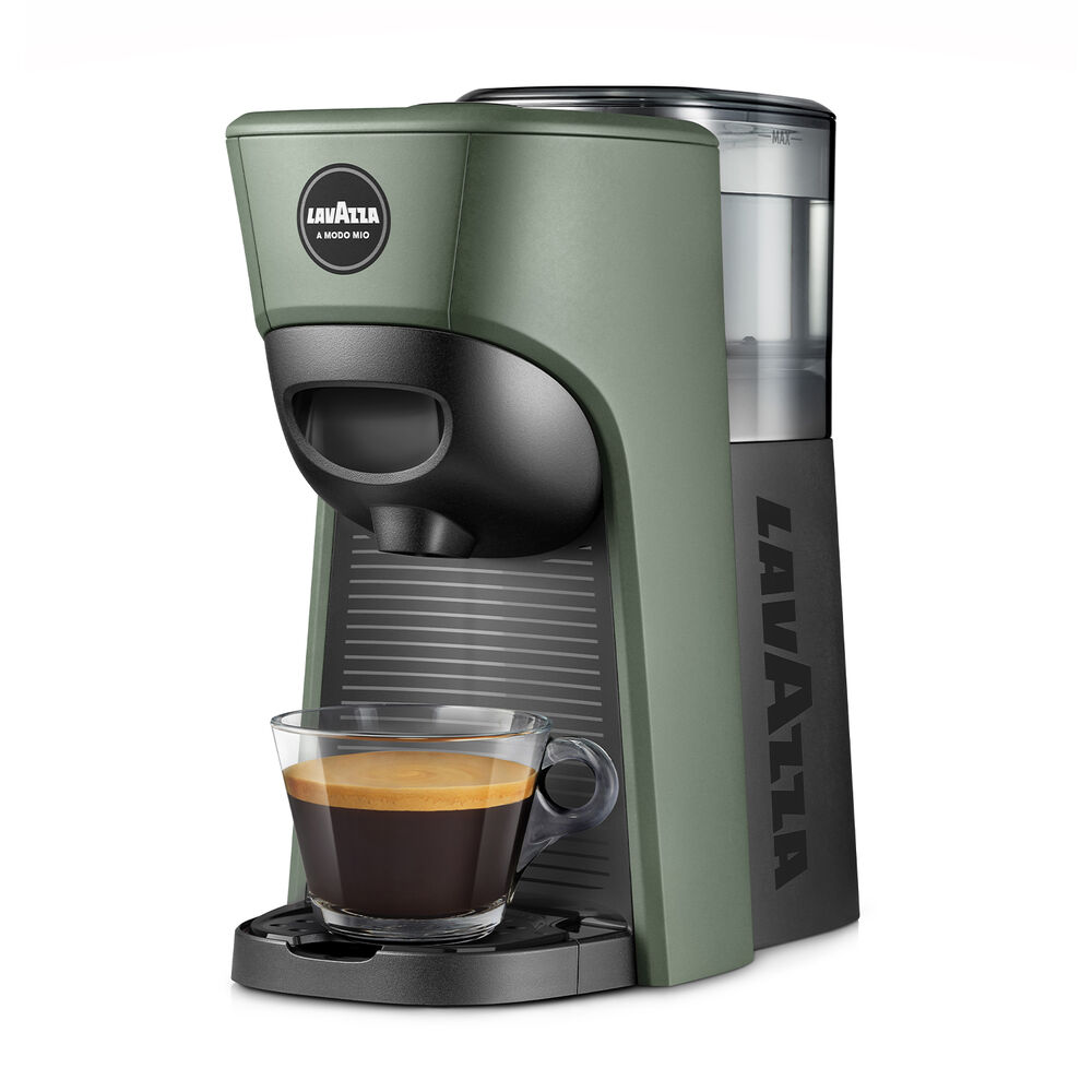 TINY ECO MACCHINA CAFFÈ CAPSULE, VERDE/NERO, image number 1