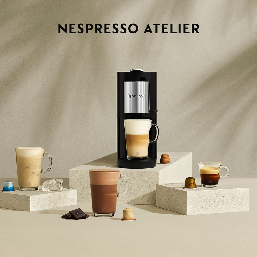 Nespresso Atelier XN8908K MACCHINA CAFF&Egrave; CAPSULE, Nero, image number 4