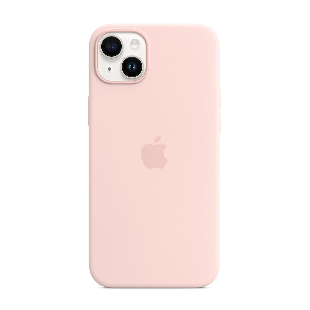 Custodia MagSafe in silicone per iPhone 14 Plus - Rosa creta, image number 3