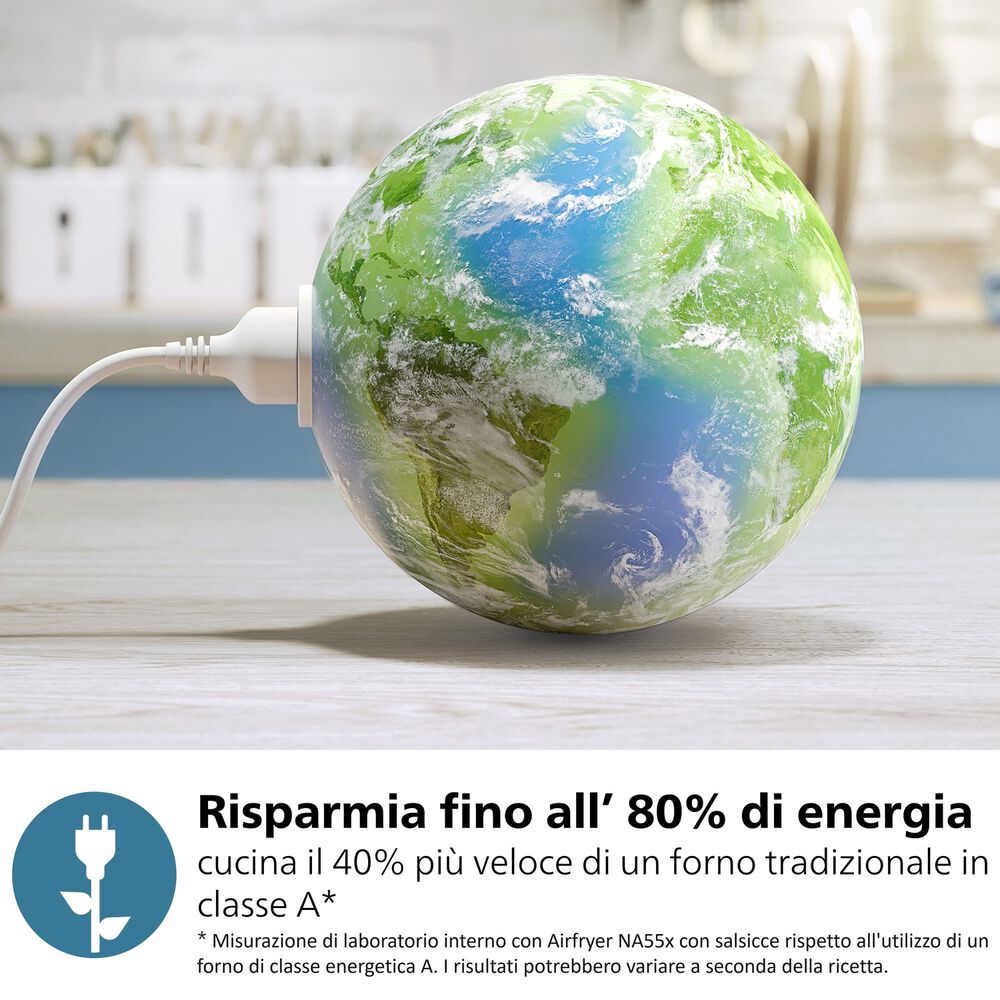 Airfryer Serie 5000 da 9L cottura vapore NA552/00, image number 5