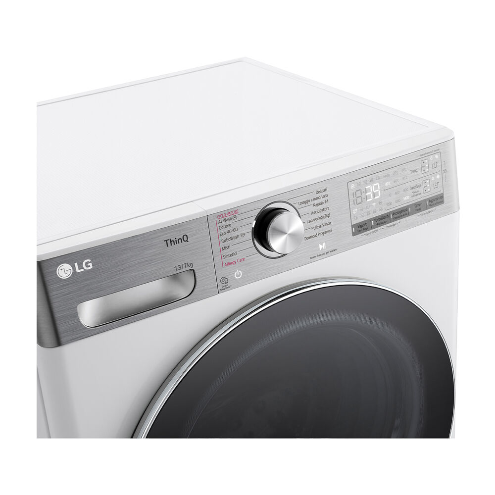 D4R9513TPWC AI DD LAVASCIUGA, Caricamento frontale, capacit&agrave; lavaggio 13 kg, capacit&agrave; asciugatura 7 kg, 14 programmi, Profondit&agrave; 61,5 cm, Giri 1400 rpm, White, Classe D - PRMG GRADING ROBN - 10%, image number 11