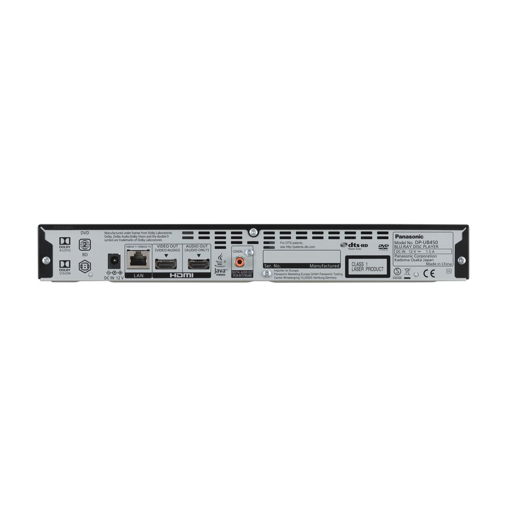LETTORE BLU RAY PANASONIC DP-UB450EG-K, image number 2