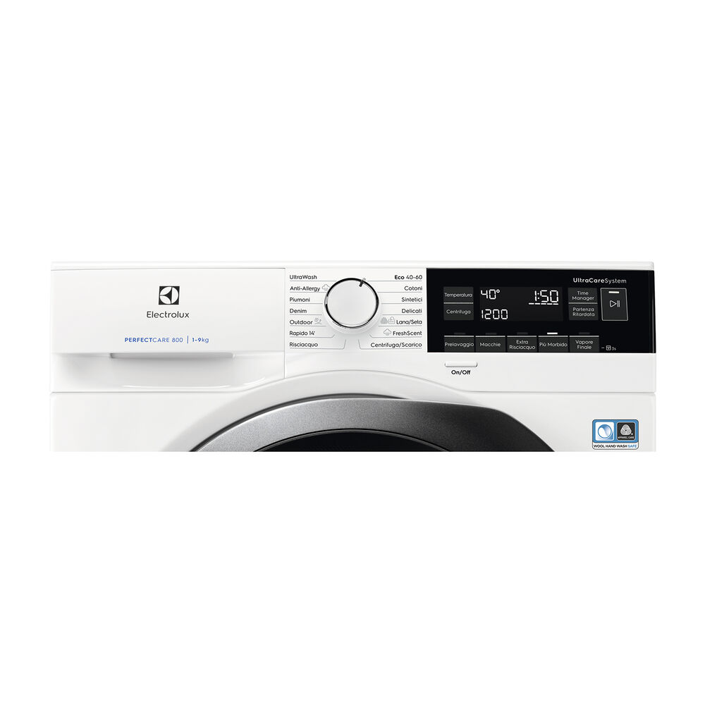 EW8F396H LAVATRICE, Caricamento frontale, 9 kg, 63,6 cm, Classe A, image number 1