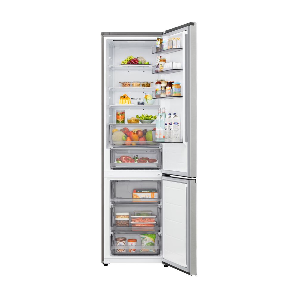 FRIGORIFERO COMBINATO LG GBBSJ20DPY, Capacit&agrave; netta totale 375 l, Rumorosit&agrave;: 35 dB(A), LAN wireless, 2 ripiani, Dimensioni: L 59,7 cm A 203 cm P 67,4 cm, Prime Silver, Classe D - PRMG GRADING ROBN - 10%, image number 24
