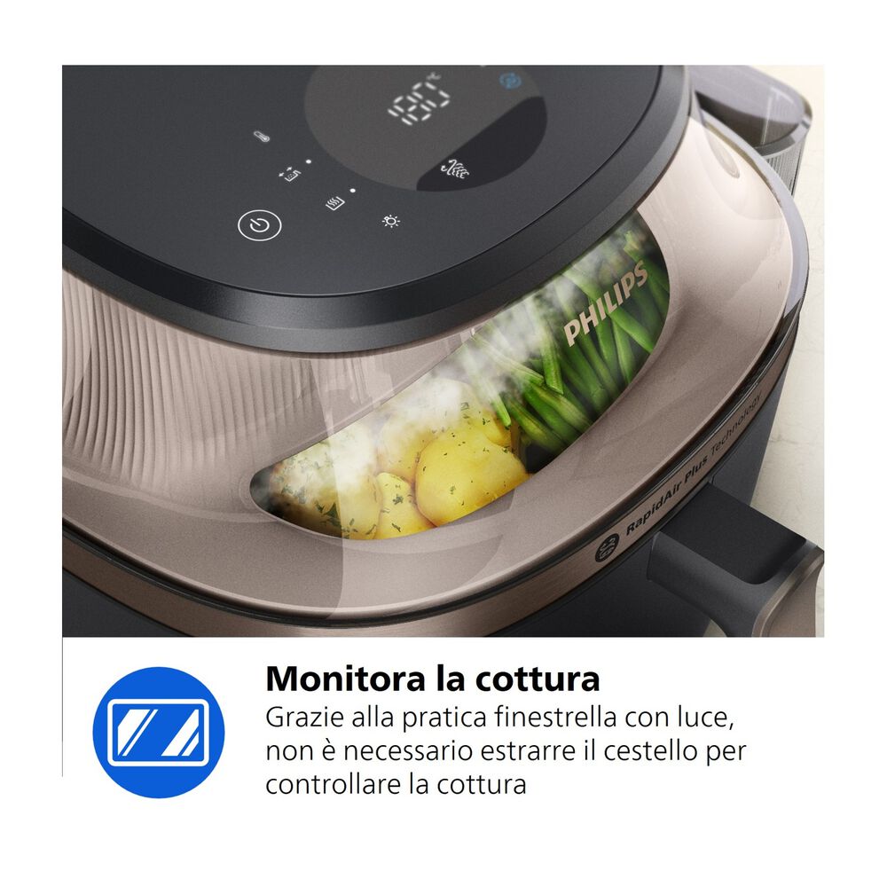 Airfryer Serie 5000 da 7.2L con vapore NA543/00, image number 17