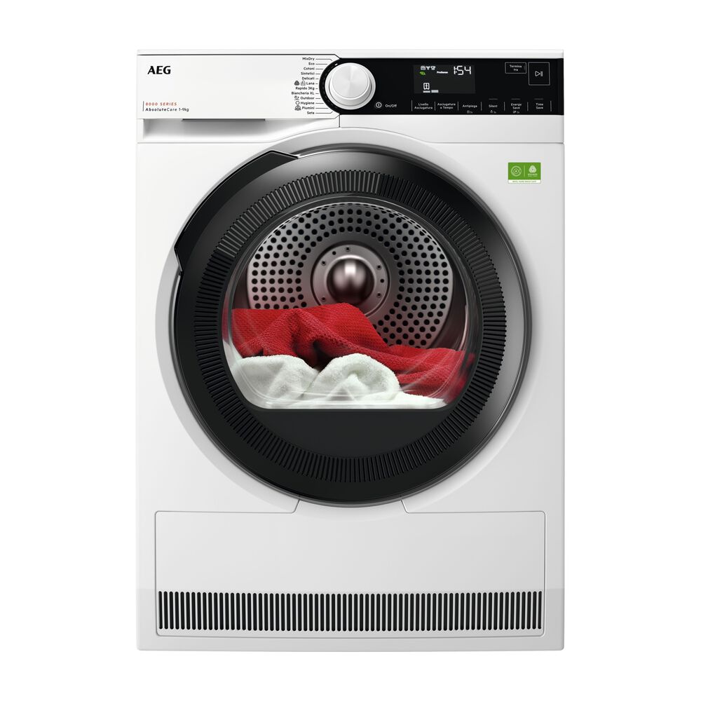 ASCIUGATRICE TR8HD9A A pompa di calore, 9 kg, profondit&agrave; 63,6 cm, 60 dB(A), Bianco, Classe A - PRMG GRADING ROBN - 10%, image number 0
