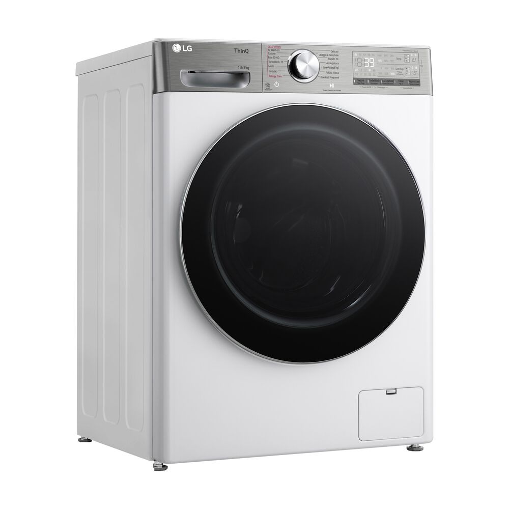 D4R9513TPWC AI DD LAVASCIUGA, Caricamento frontale, capacit&agrave; lavaggio 13 kg, capacit&agrave; asciugatura 7 kg, 14 programmi, Profondit&agrave; 61,5 cm, Giri 1400 rpm, White, Classe D - PRMG GRADING ROBN - 10%, image number 3