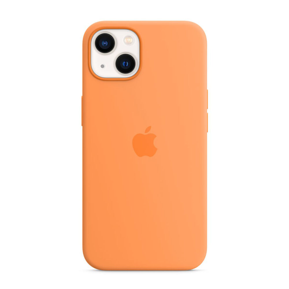 Custodia MagSafe in silicone per iPhone 13 - Giallo marigold, image number 0