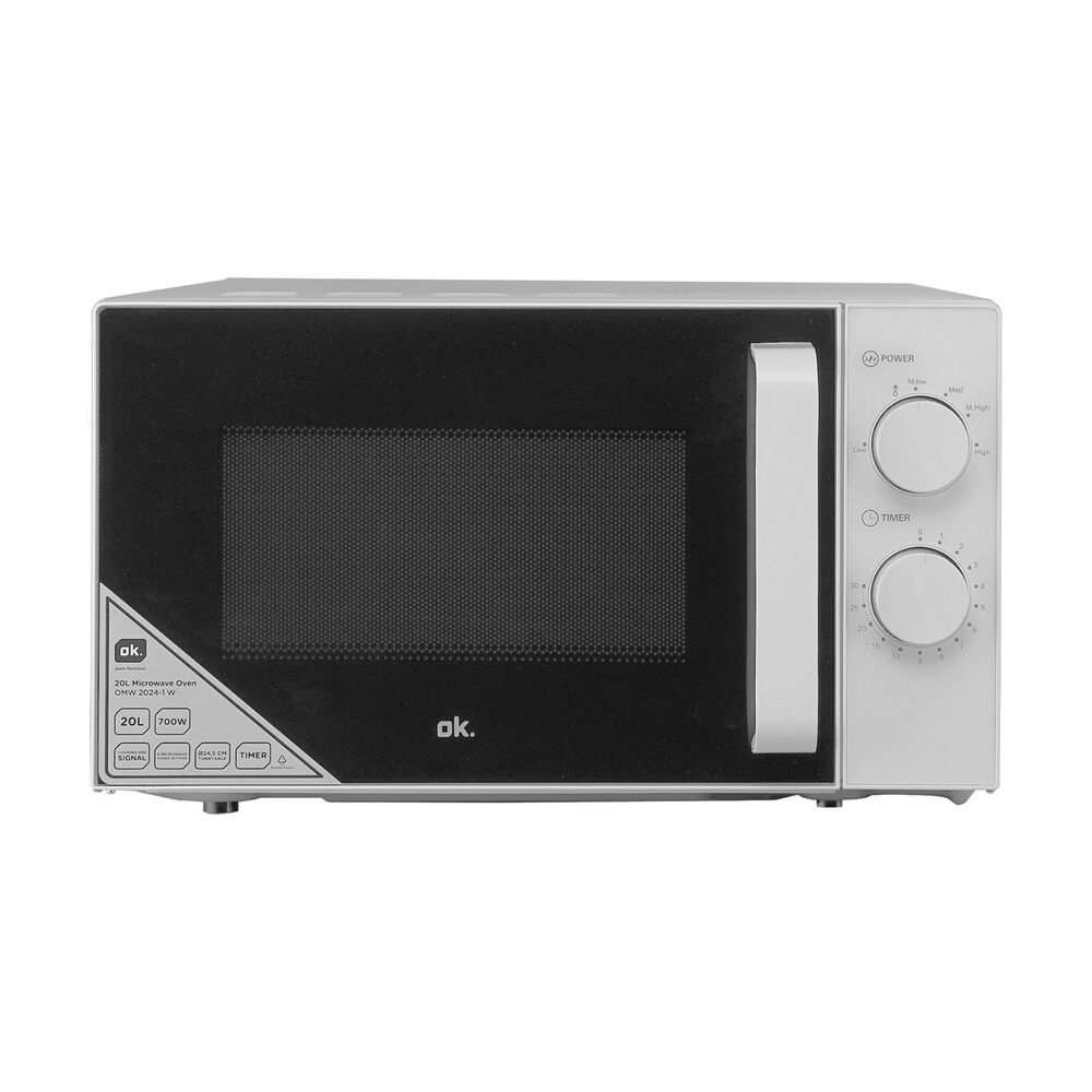 MICROONDE OK OMW 2024-1 W, capacit&agrave; 20 l, potenza microonde max 700 W, 6 livelli di potenza - PRMG GRADING ROCN - 15%, image number 0