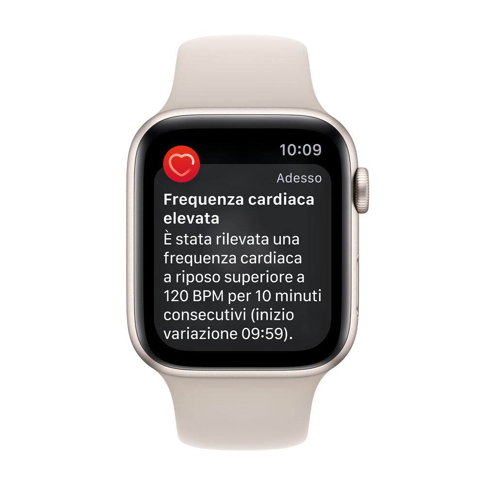 Watch SE GPS + Cellular 44mm Cassa in alluminio color galassia con Cinturino Sport Galassia - Regular (2ª Generazione), image number 3