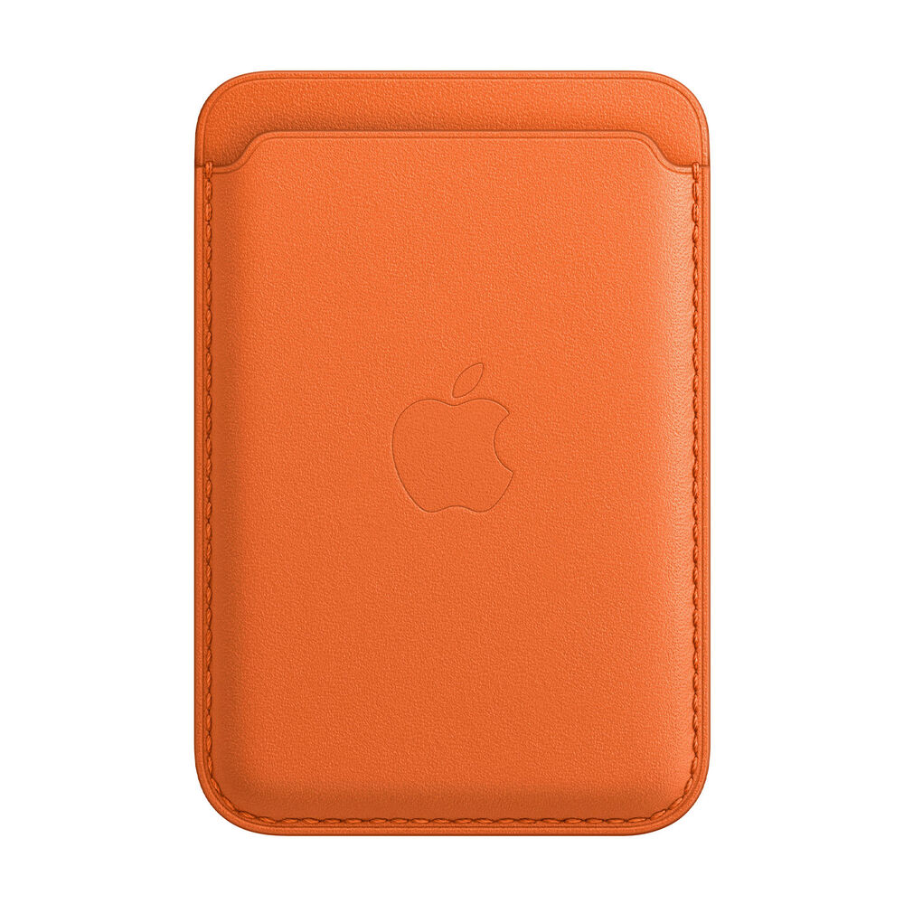 Portafoglio MagSafe in pelle per iPhone - Arancione, image number 0
