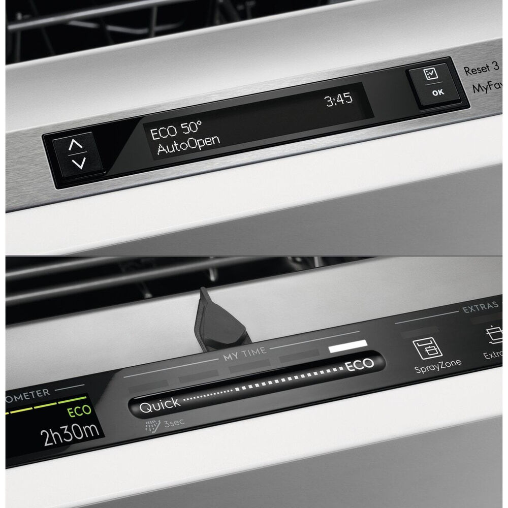 LAVASTOVIGLIE INCASSO Pannello frontale non in dotazione ELECTROLUX EEZ68600W, Programmi 8, Dimensioni: L 59,6 cm, A 81,8 cm, P 56 cm, Rumorosit&agrave; 43 dB(A), Consumo di acqua 10,9 l, Bianco, Classe A - PRMG GRADING ROBN - 10%, image number 5