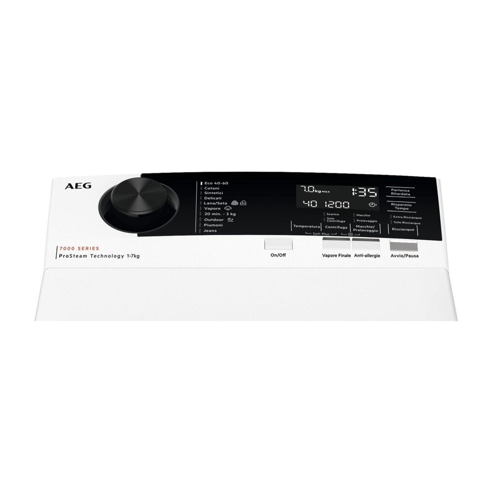 AEG LTR7E37S LAVATRICE CARICA ALTO, Caricamento dall'alto, 7 kg, 11 programmi, Profondit&agrave; 59,9 cm, Giri 1251 rpm, Bianco, livello rumorosit&agrave; centrifuga 79 dB(A), Classe A - PRMG GRADING ROBN - 10%, image number 3