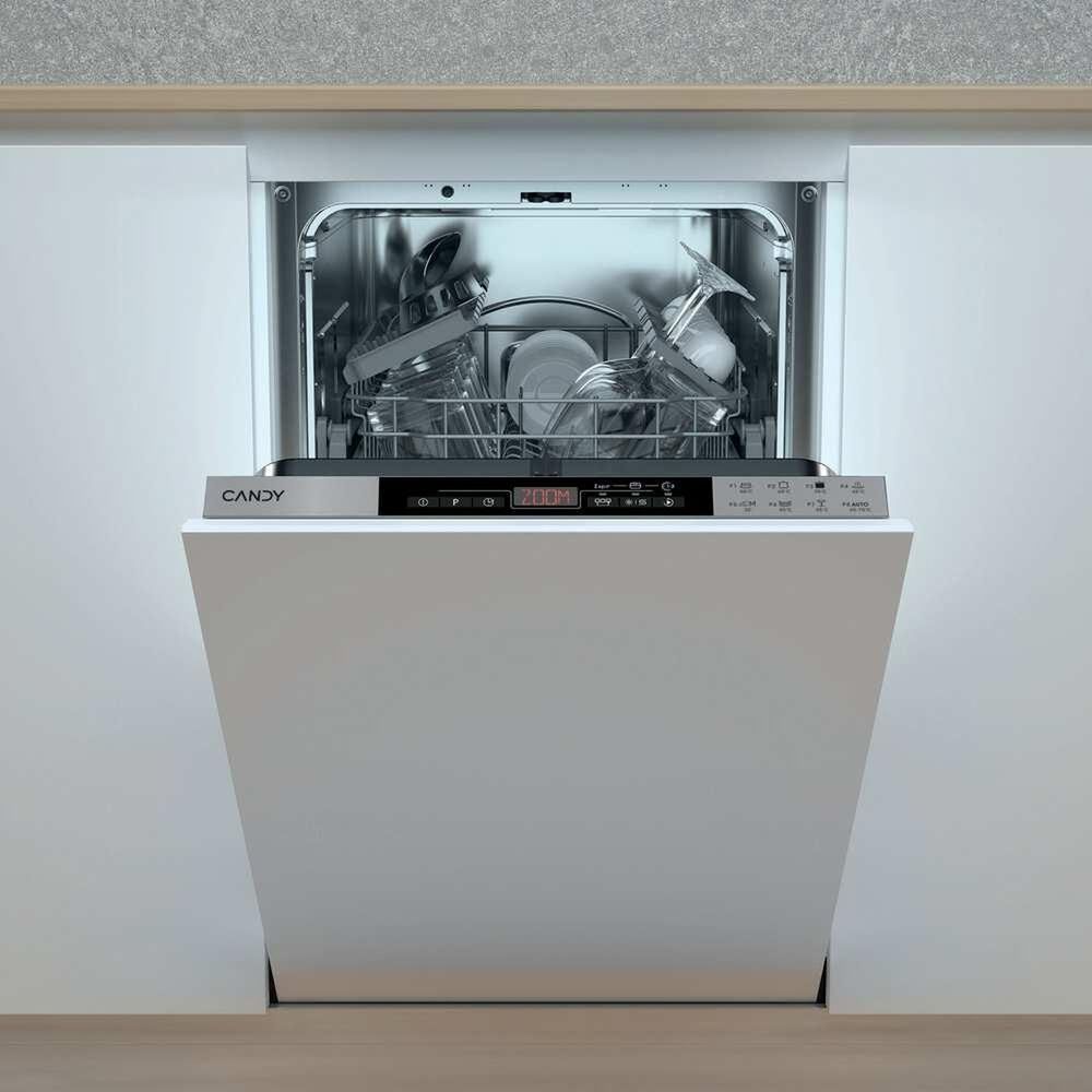 LAVASTOVIGLIE INCASSO Pannello frontale non in dotazione CANDY CDIH 2T1047, Programmi 8, Dimensioni: L 44,8 cm, A 82 cm, P 57 cm, Rumorosit&agrave; 47 dB(A), Consumo di acqua 9 l, Classe E - PRMG GRADING ROCN - 14.99%, image number 4