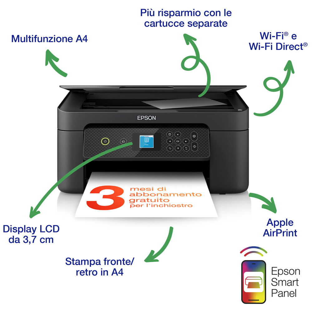 STAMPANTE INKJET Expression Home XP-3200, Inkjet, image number 4