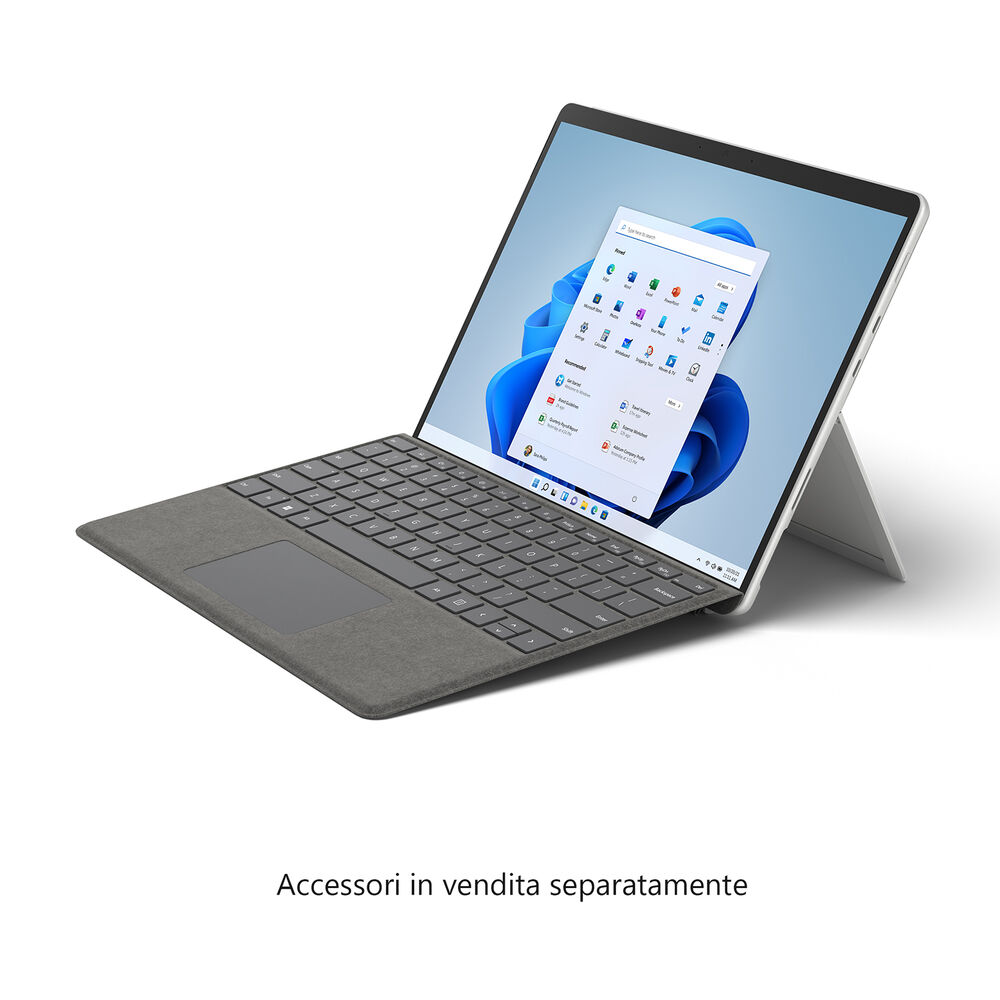 Surface Pro8 i5/8/128GB convertibile 2 in 1, 13 pollici, processore Intel® Core™ i5, 8 GB, Flash, Platinum, image number 6