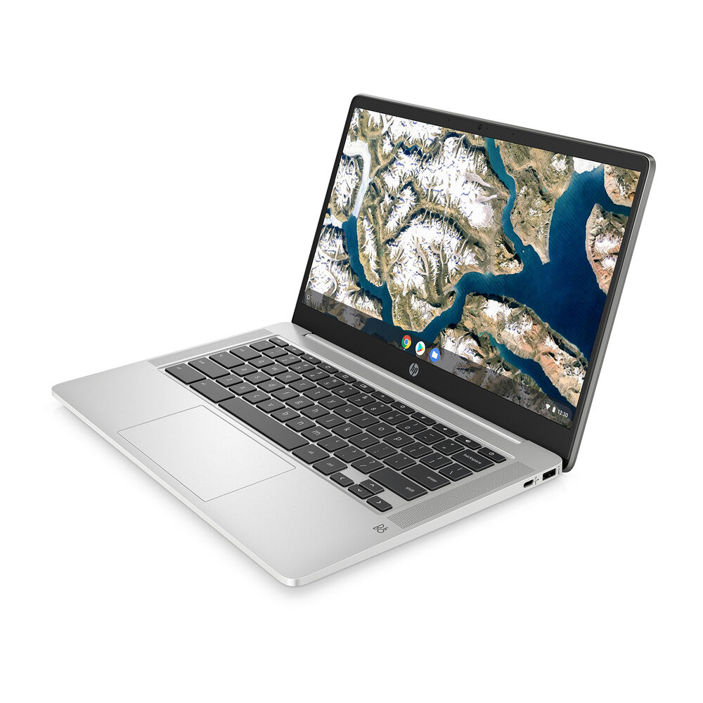 CHROMEBOOK 14A-NA0049NL, 14 pollici, processore Intel&reg; Celeron&reg;, INTEL UHD 600 Graphics, 4 GB, eMMC, Silver, image number 2