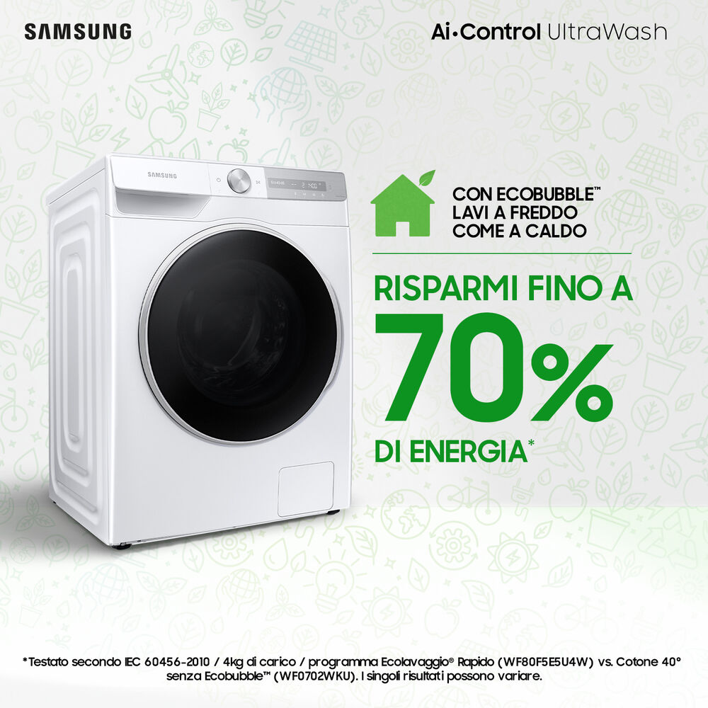 WW90T734DWH/S3 LAVATRICE, Caricamento frontale, 9 kg, 55 cm, Classe A, image number 6