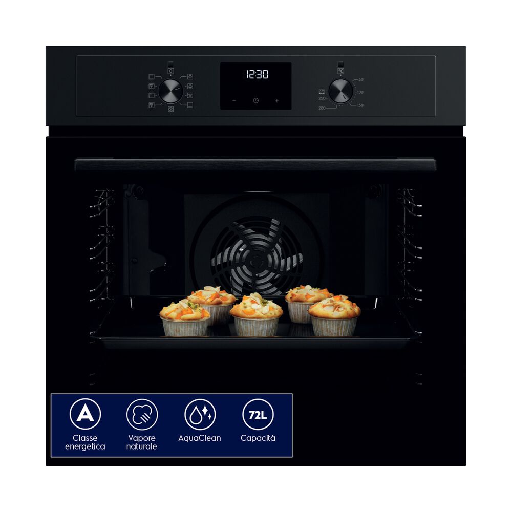EOD3H50TH FORNO INCASSO Capacit&agrave; 72 l, dimensoni: L 59,5 cm-A 58,9 cm-P 54,8 cm, nero, classe A - PRMG GRADING ROBN - 10%, image number 0