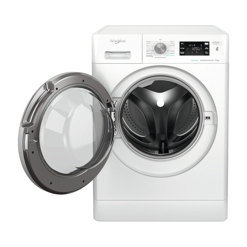 WHIRLPOOL FFB 1048 BSV IT LAVATRICE, Caricamento frontale, 10 kg, 14 programmi, Profondit&agrave; 60,5 cm, Giri 1400 rpm, Bianco, livello rumorosit&agrave; centrifuga 76 dB(A), Classe A - PRMG GRADING ROBN - 10%, image number 1