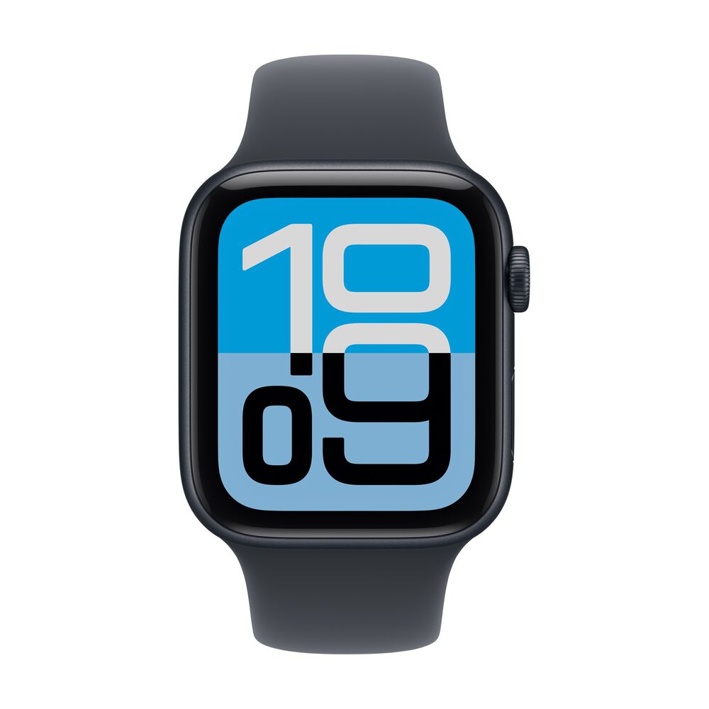 APPLE Watch SE 3 GPS, Cassa 44 mm in alluminio mezzanotte con Cinturino Sport mezzanotte-S/M - PRMG GRADING ROBN - 10%, image number 1
