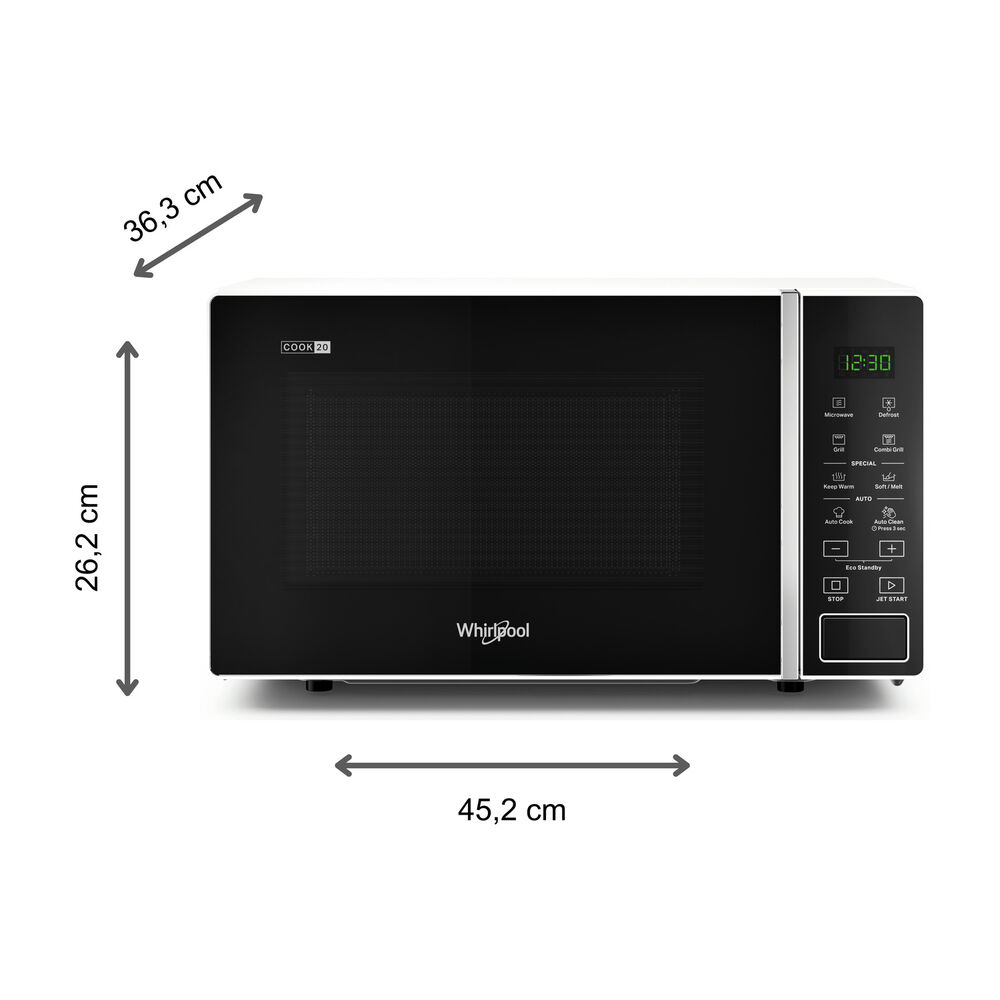 MWP 203 W MICROONDE + GRILL, 700 W, image number 2