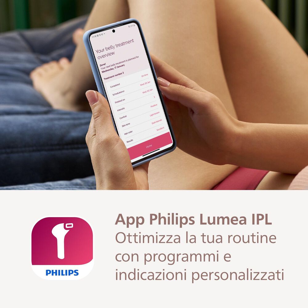 EPILATORE LUCE PULSATA PHILIPS BRI947/00, image number 5