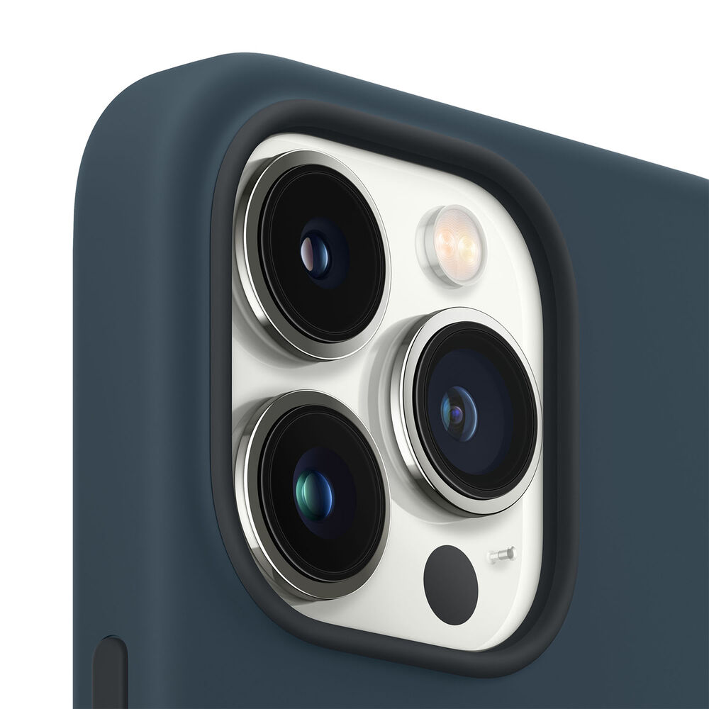Custodia MagSafe in silicone per iPhone 13 Pro Max - Blu abisso, image number 2