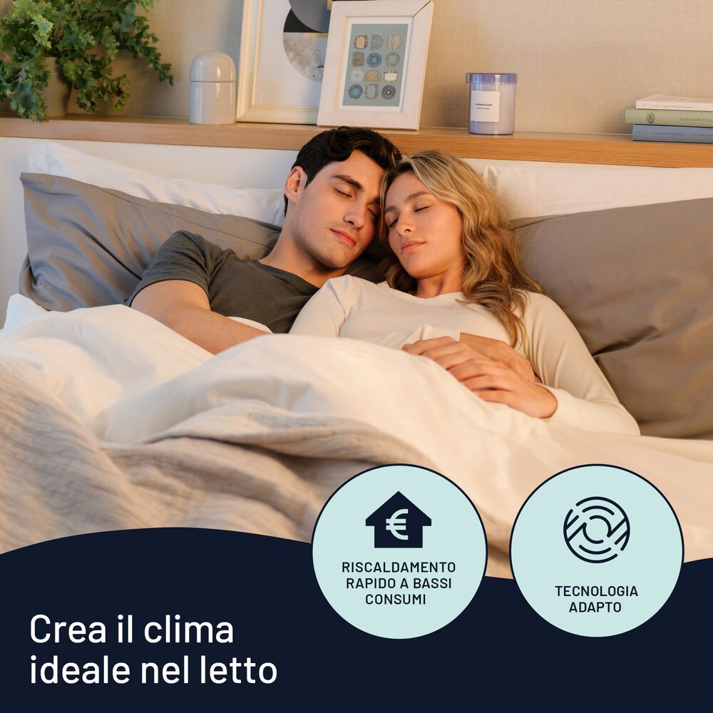 Coprimaterasso scaldasonno IMETEC MAXI ADAPTO ANALL MATRIM, image number 1