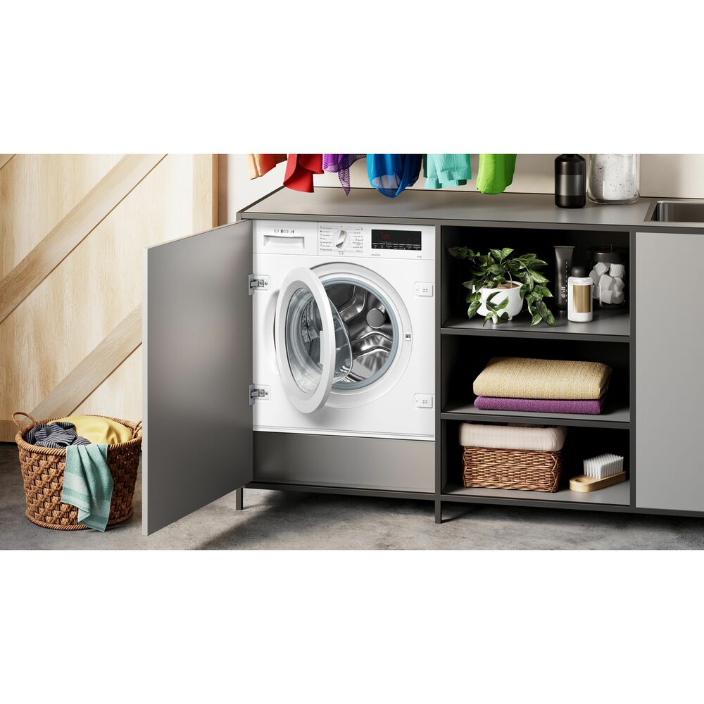 BOSCH WIW28542EU LAVATRICE INCASSO, Caricamento frontale, 8 kg, 14 programmi, Profondit&agrave; 54,4 cm, Giri 1400 rpm, Bianco, livello rumorosit&agrave; centrifuga 66 dB(A), Classe C - PRMG GRADING ROCN - 15%, image number 11
