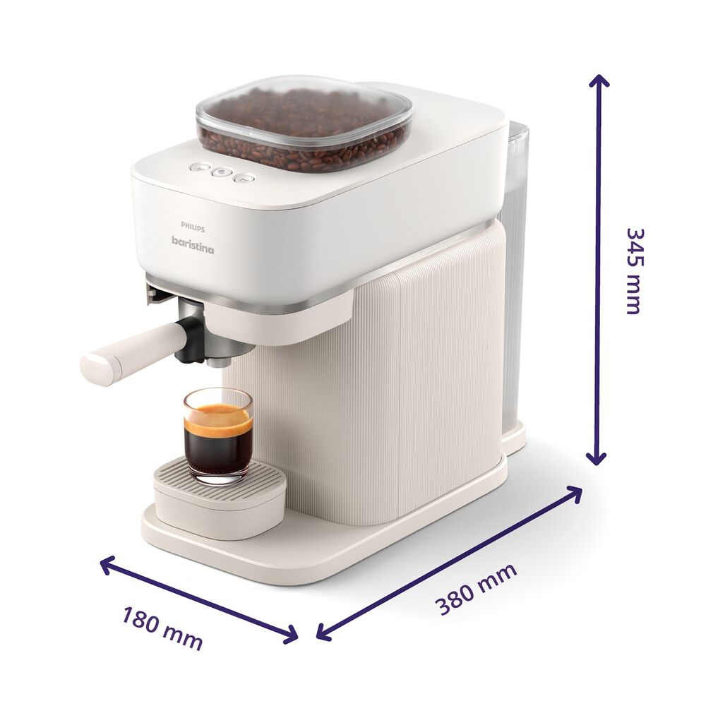 PHILIPS Baristina BAR303/00, Pressione pompa 16 bar, Potenza 1550 W - PRMG GRADING OOBN - 10%, image number 13
