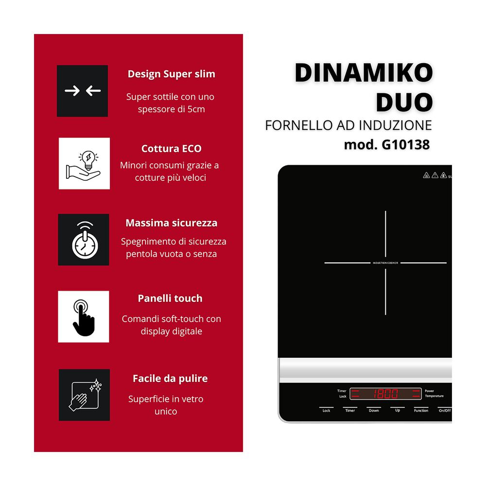 FORNELLO INDUZIONE DOPPIO, image number 4