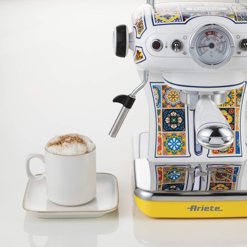 MACCHINA CAFF&Egrave; ESPRESSO ESPRESSO POSITANO, Compatibile con Macinato e Cialde, Pressione pompa 15 bar, Potenza 850 W, Serbatoio acqua 0,9 l, MULTICOLORE - PRMG GRADING OOCN - 15%, image number 4