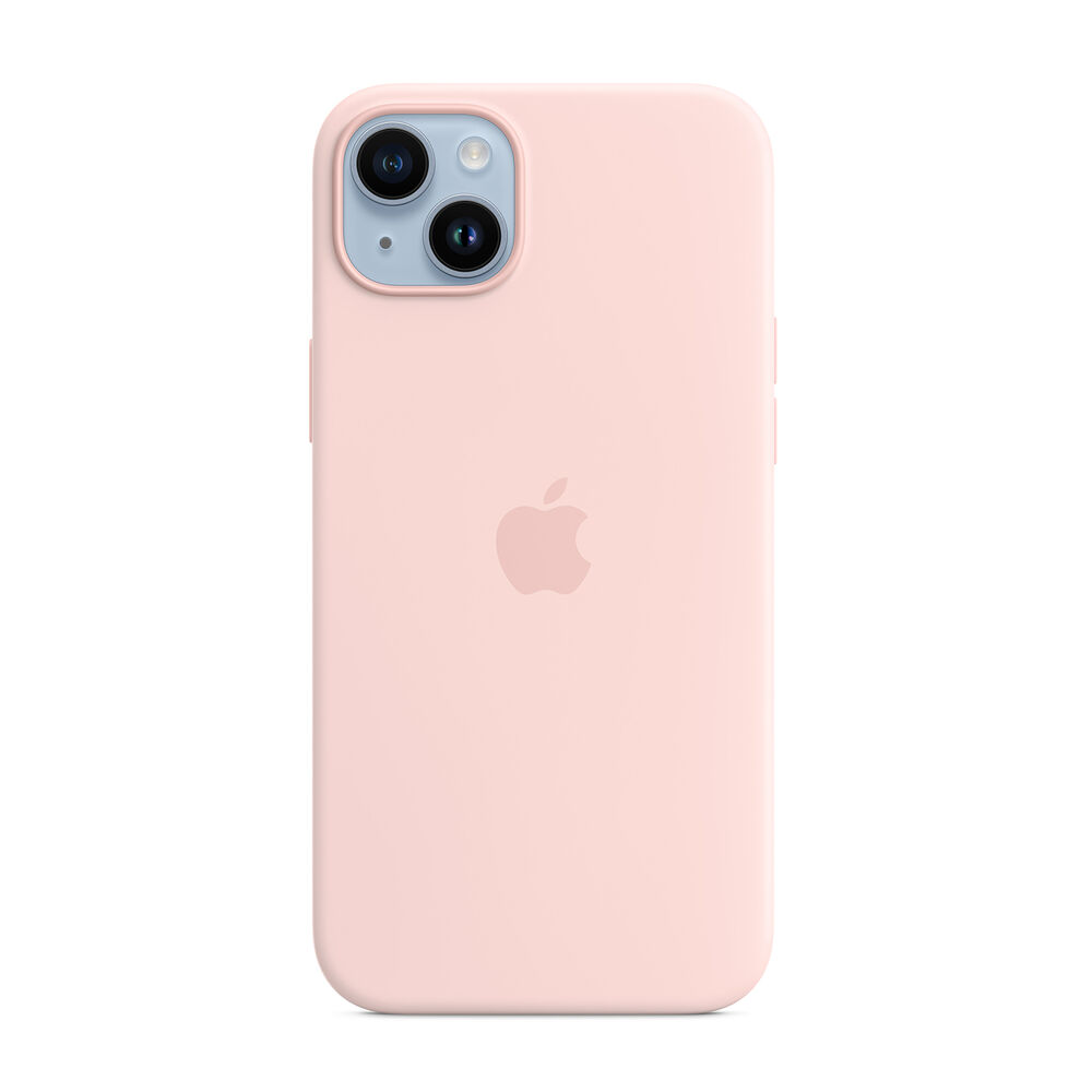 Custodia MagSafe in silicone per iPhone 14 Plus - Rosa creta, image number 0