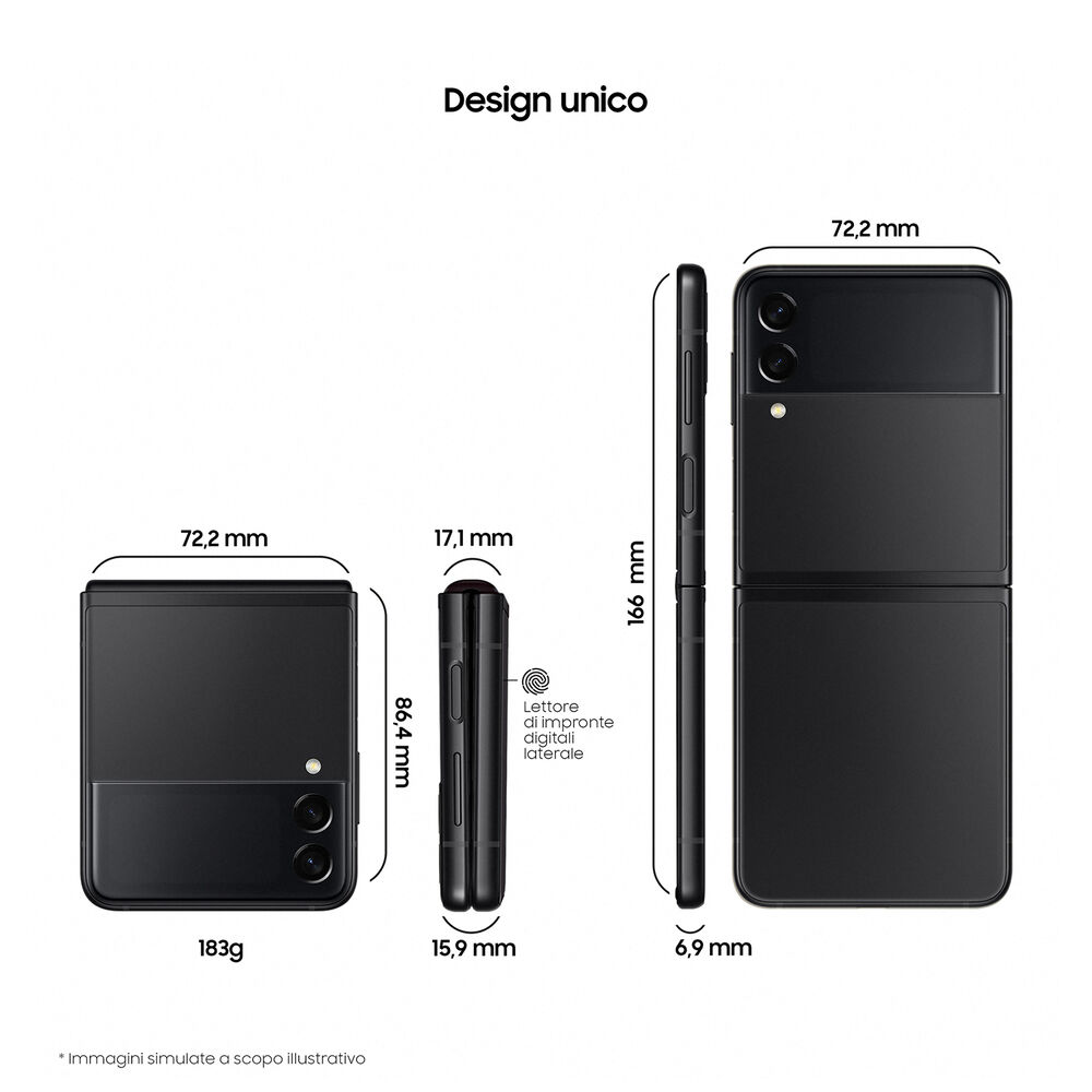 Galaxy Z Flip3 5G, 256 GB, BLACK, image number 2