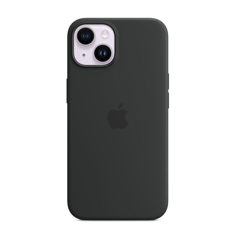 Custodia MagSafe in silicone per iPhone 14 - Mezzanotte, image number 3