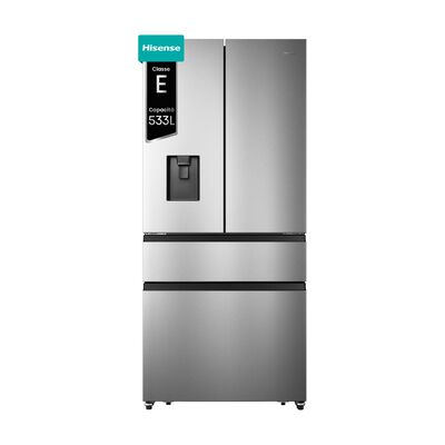 Frigorifero americano RF540N4WIE, Sistema Multi Flow: S&igrave;; Sistema raffreddamento frigorifero: No Frost; Sistema raffreddamento congelatore: No Frost, Capacit&agrave; netta totale 480 l, Rumorosit&agrave;: 40 dB(A), Dispenser acqua, Dimensioni: L 79,4 cm A 181,7 cm P 70,6 cm, Inox, Classe E  - PRMG GRADING ROAN - 5%