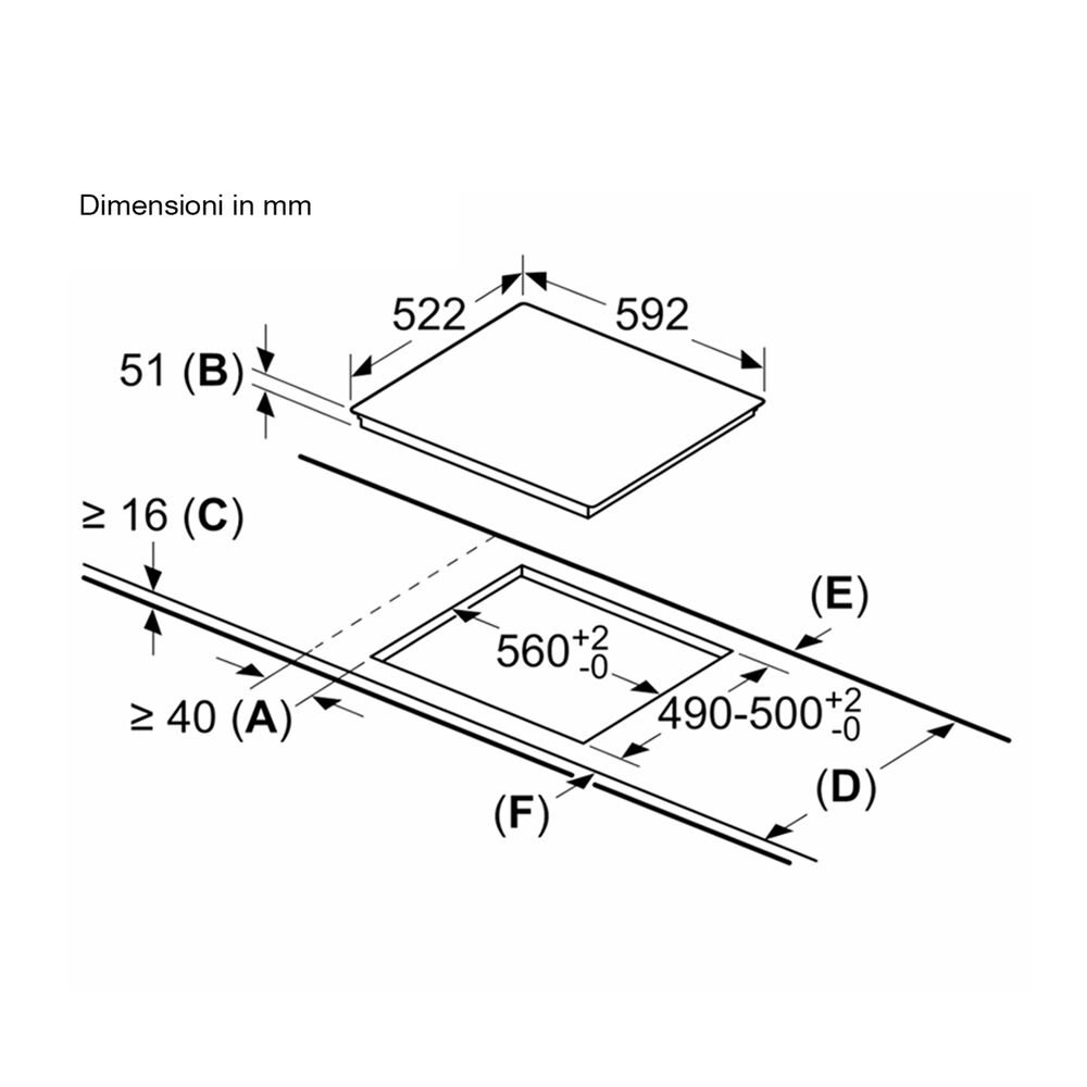  PIANO COTTURA BOSCH PUE611BB5J, zone cottura 4, image number 3