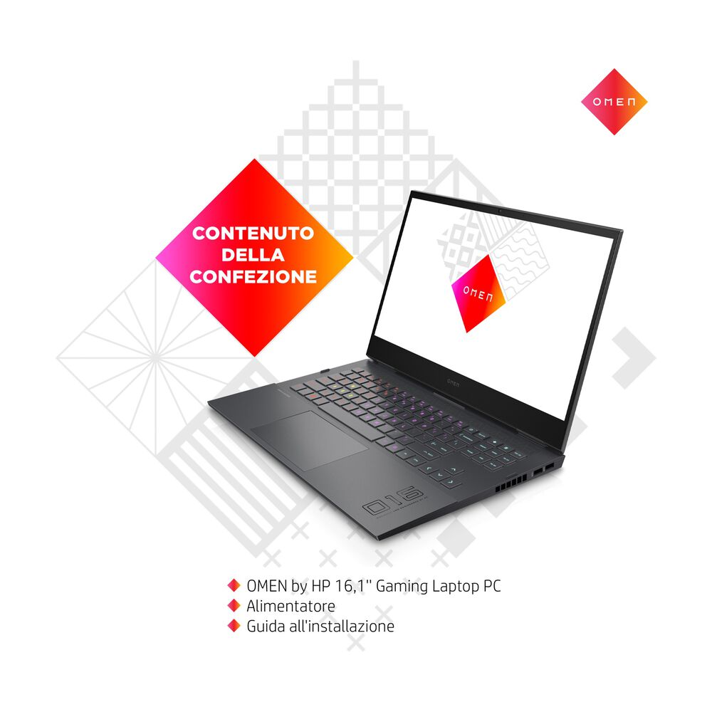 OMEN 16-C0020NL, 16,1 pollici, processore AMD Ryzen™ 7, AMD Radeon RX 6600M, 16 GB, SSD 512 GB, Dark Ash Silver, image number 5