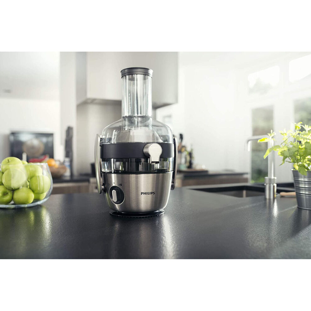 SPREMIAGRUMI PHILIPS HR1921/20, Potenza 1100 W, Recipiente succo da 1 l, 2 velocit&agrave; velocit&agrave;, in-Metallo, Acciaio inox / nero - PRMG GRADING ROBN - 10%, image number 3