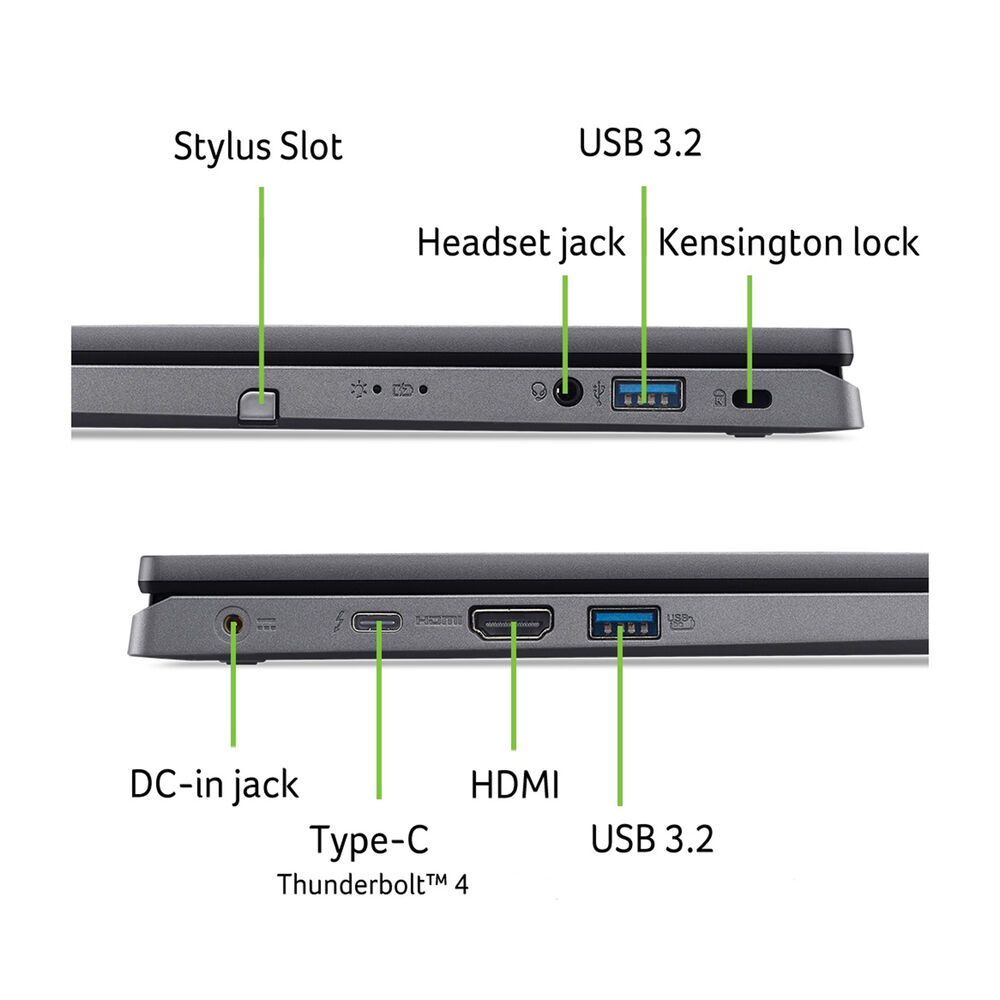 ACER ASPIRE 5 SPIN 14 A5SP14 NOTEBOOK, 14 ", processore Intel&reg; Core I5 1335U, Intel&reg; Iris&reg; X?, RAM 16 GB, 512 GB SSD, Grigio siderale, Windows 11 - PRMG GRADING ROBN - 10%, image number 9