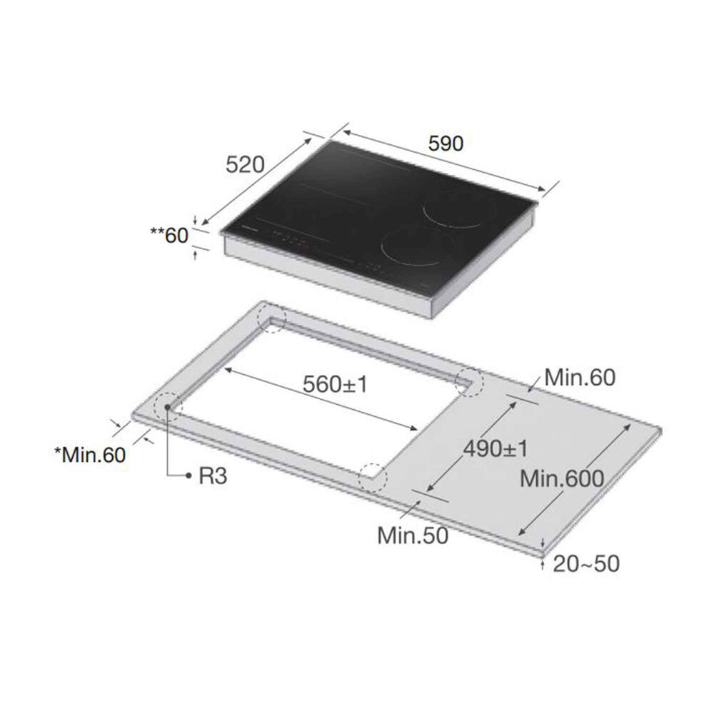 PIANO COTTURA SAMSUNG NZ64R3747BK/UR, zone cottura 3, image number 3